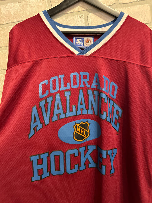 Vintage Avalanche Hockey Jersey XL