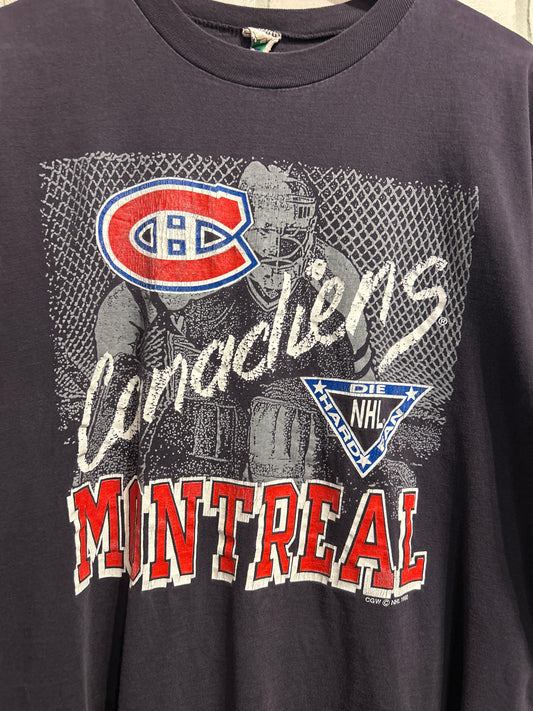 Vintage Montreal Canadiens Tee L
