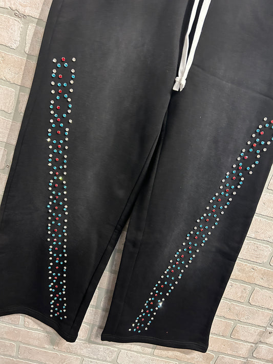 AZVA Studios Crystal Sweatpants