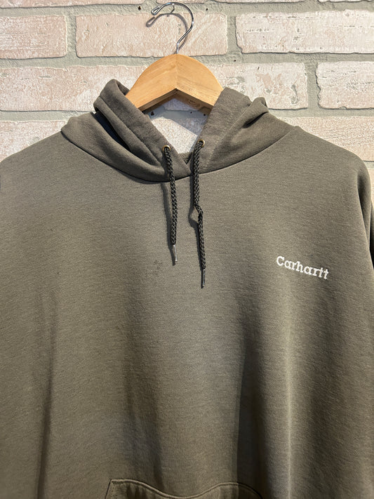 Vintage Olive Carhartt Hoodie L