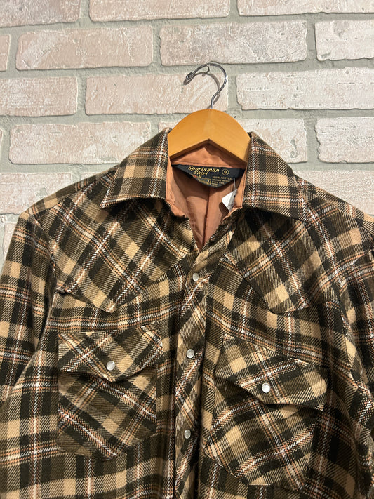 Vintage Brown Flannel S