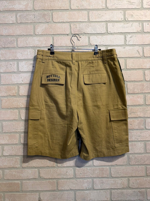Bottega Desires Camo Shorts 34