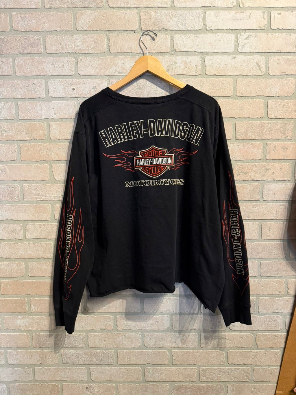 Vintage Harley Davidson Flame Longsleeve