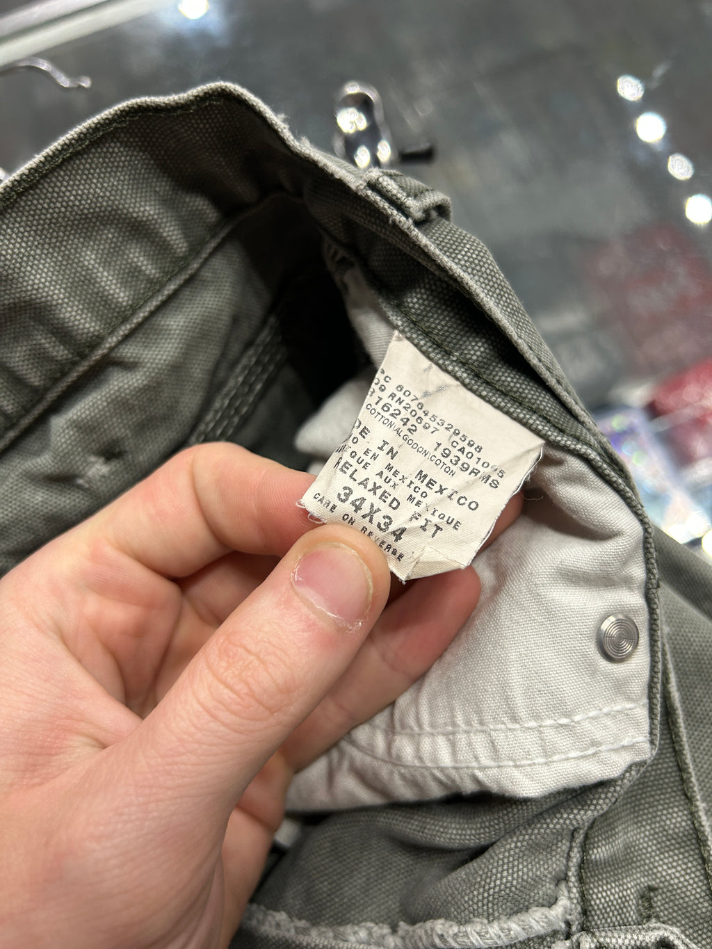 Olive green Dickies 34x34