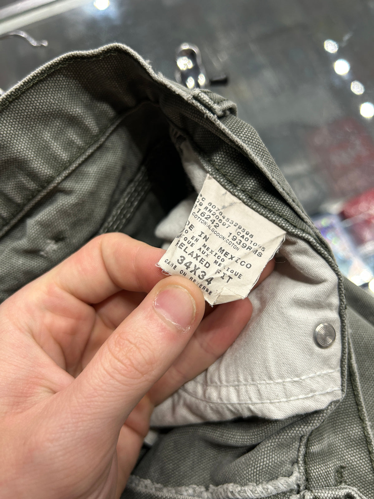 Olive green Dickies 34x34