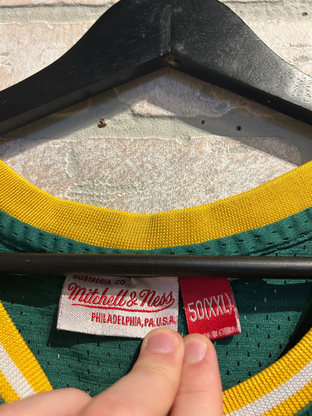 Seattle Super Sonics Kemp Jersey XL/XXL