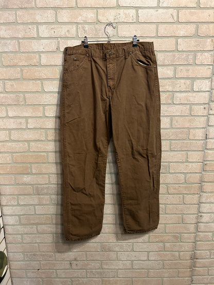 Brown Dickies Cargo Pants 38x32