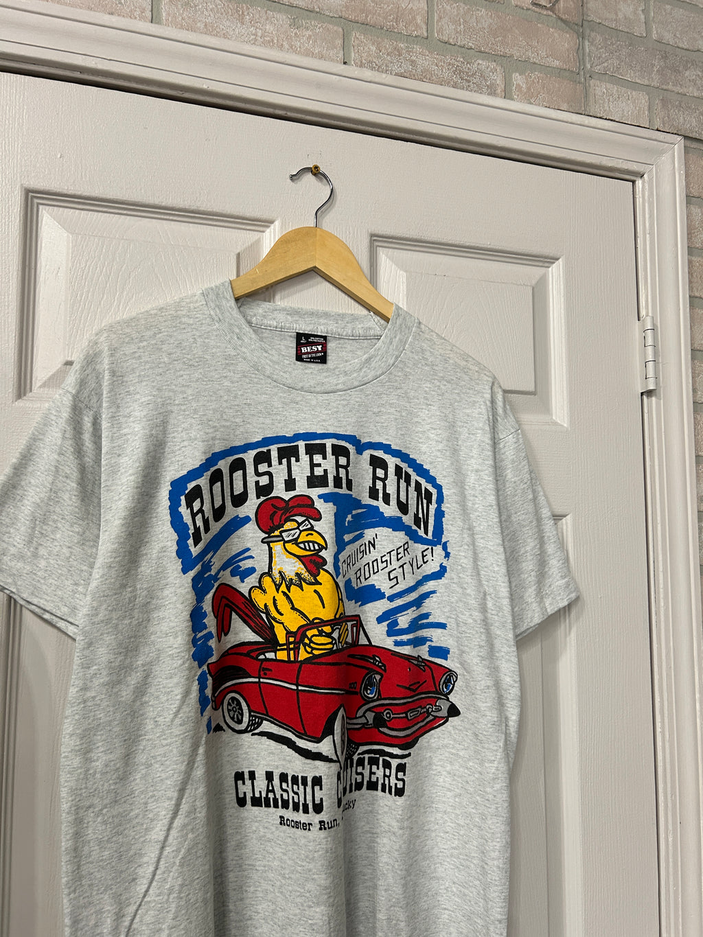 Vintage Rooster Run Tee L