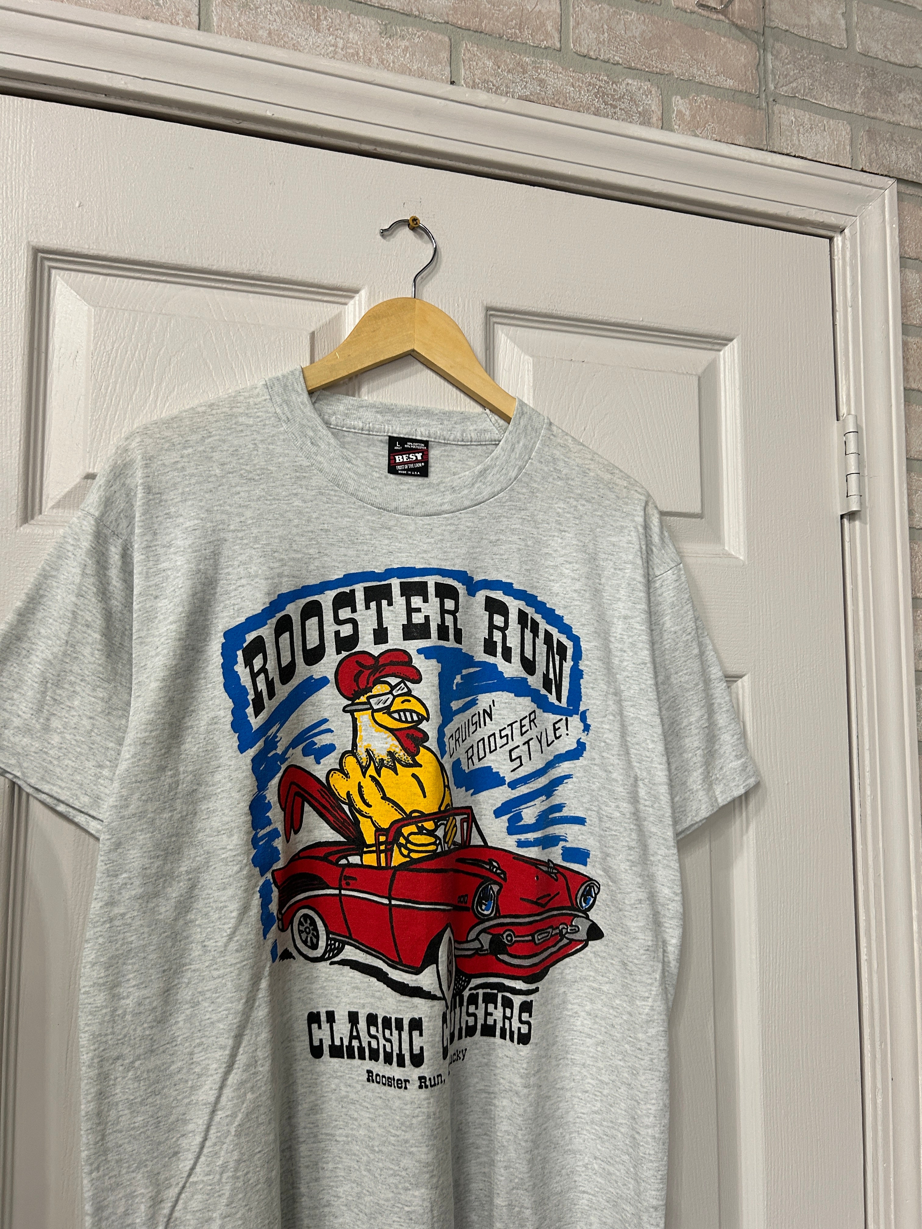 Vintage Rooster Run Tee L