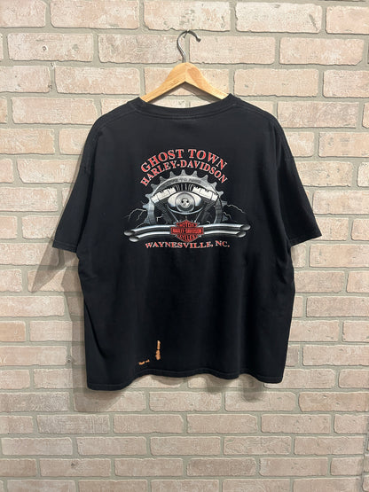 Y2k Harley Davidson Tee L
