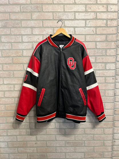 Vintage Oklahoma Leather Jacket XXL