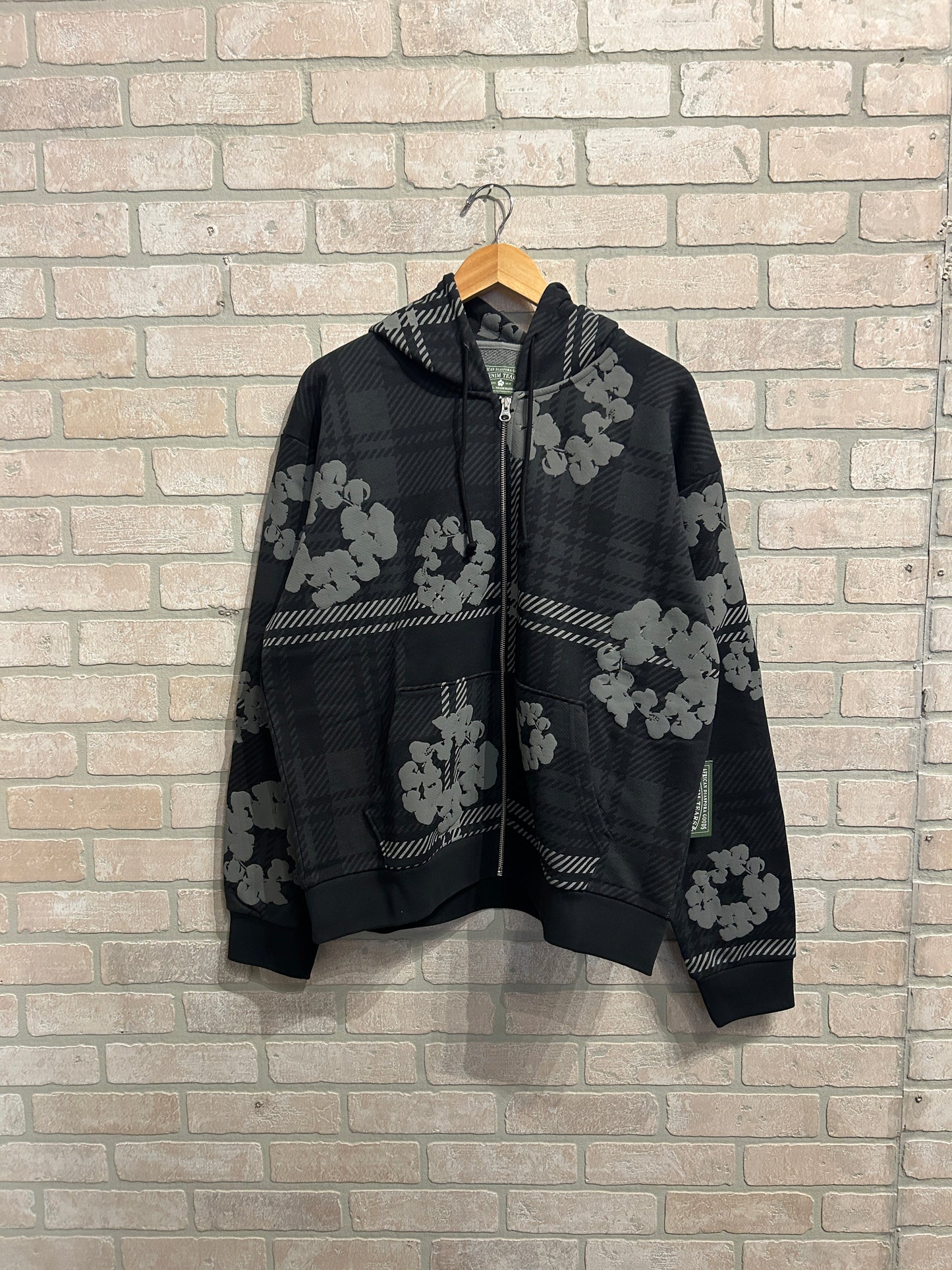Denim Tears Plaid Hoodie L & XL