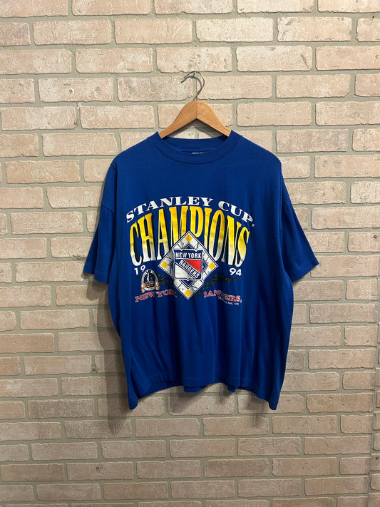 Vintage NY Rangers Tee L