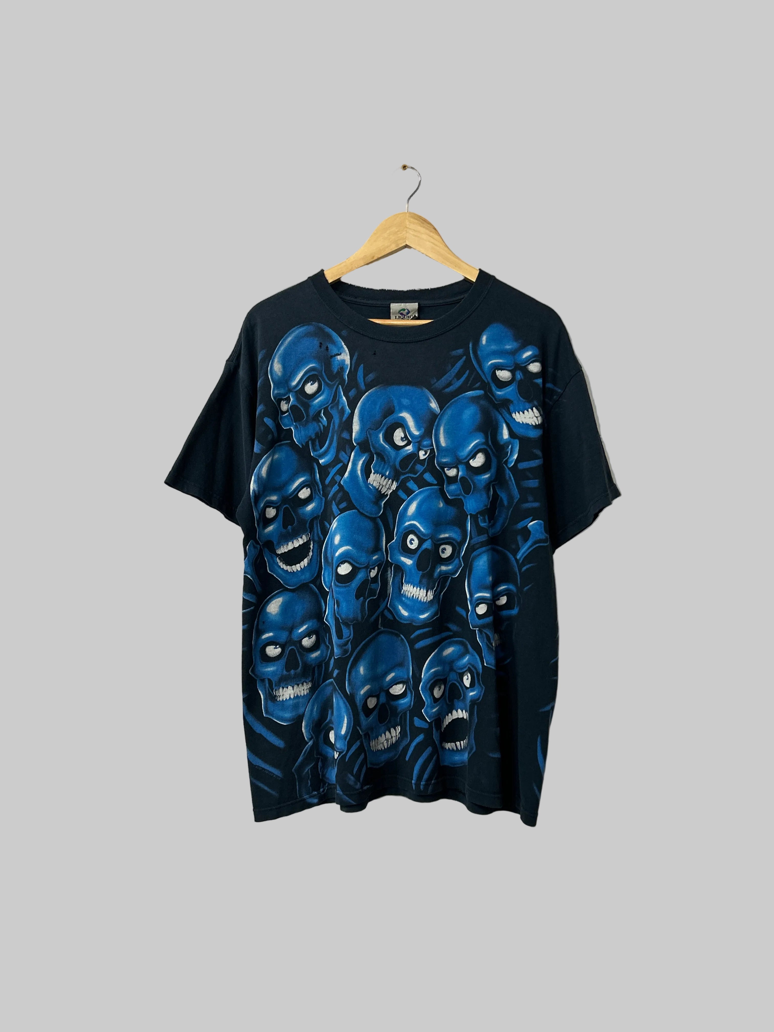 Vintage Skull AOP Tee L