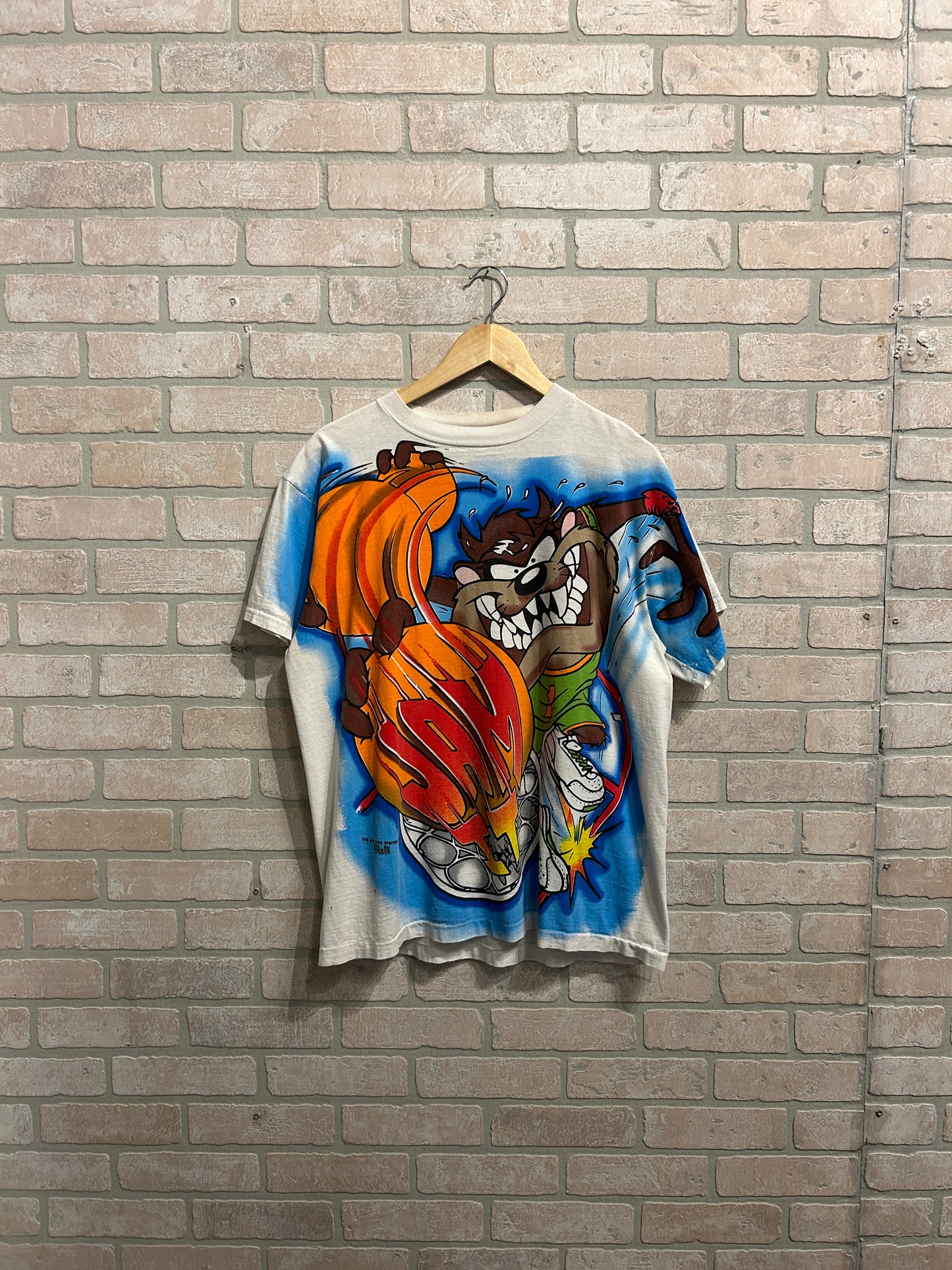 Vintage Taz AOP Tee L
