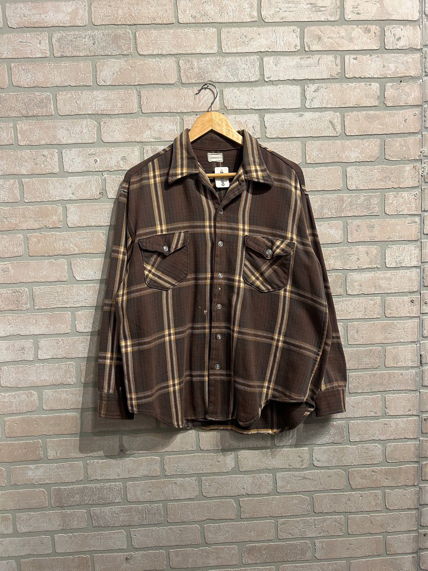 Vintage 90’s Brown Flannel L