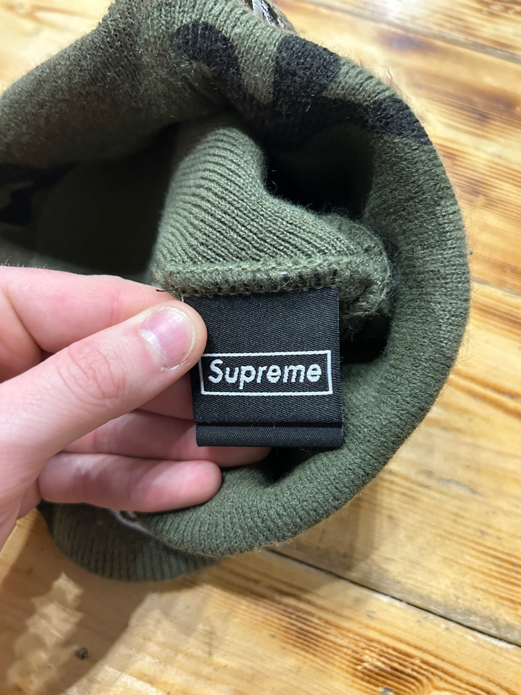 Supreme Camo Beanie