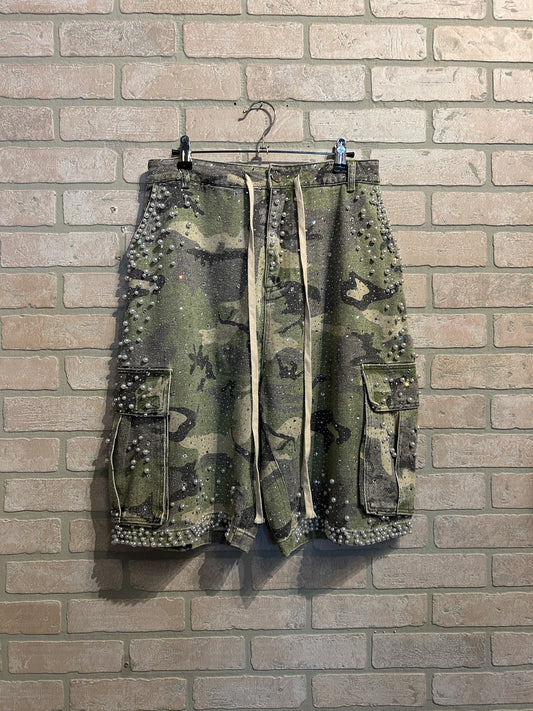 Vale Military Camo Pearl Shorts 30