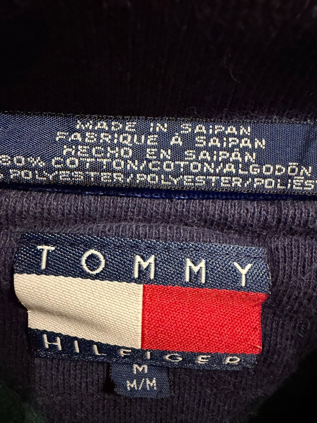 Vintage y2k Tommy Hilfiger Quarter zip M