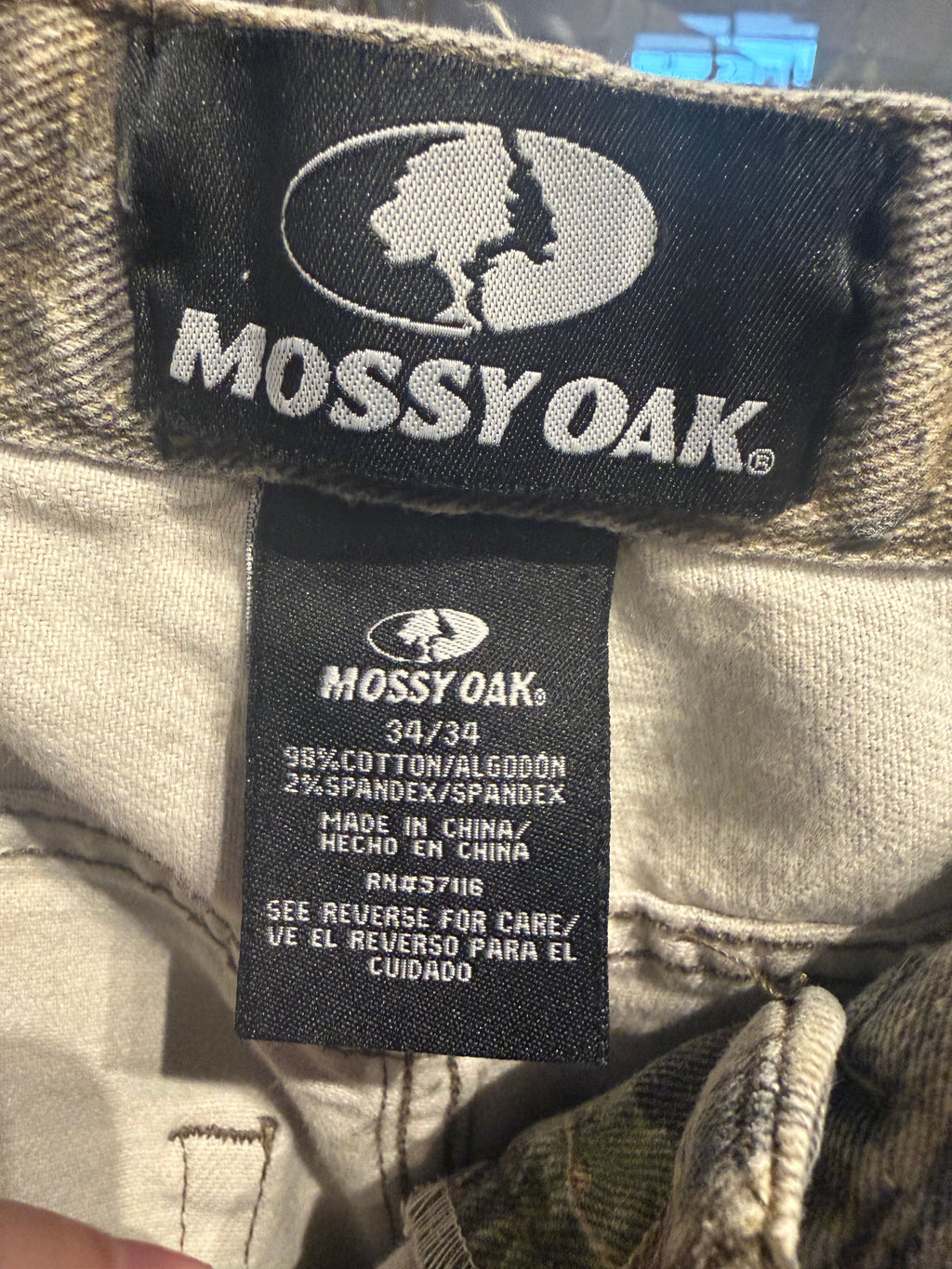 Vintage Camo Pants 34x34