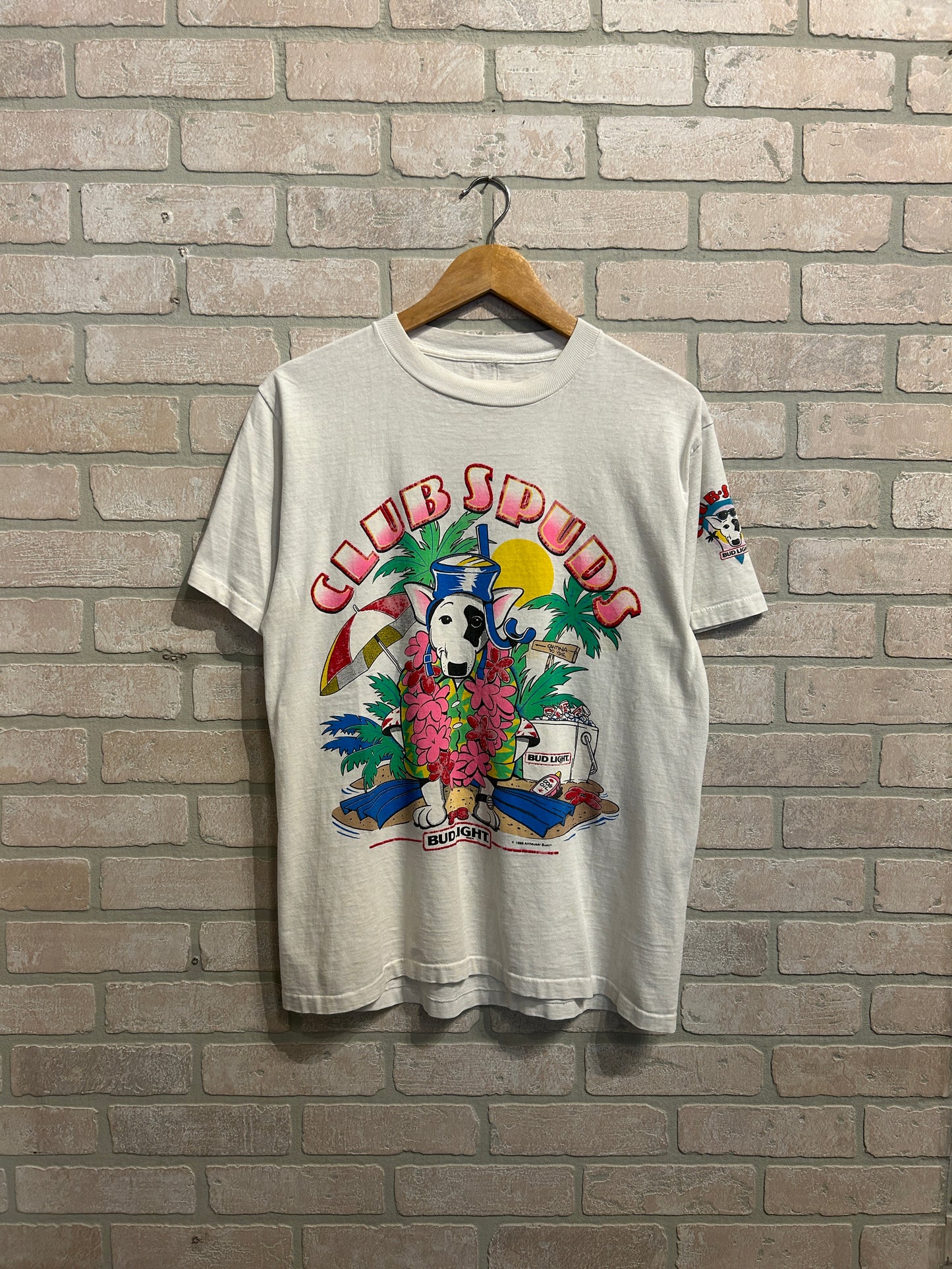 Vintage Spud Bud Light Tee M