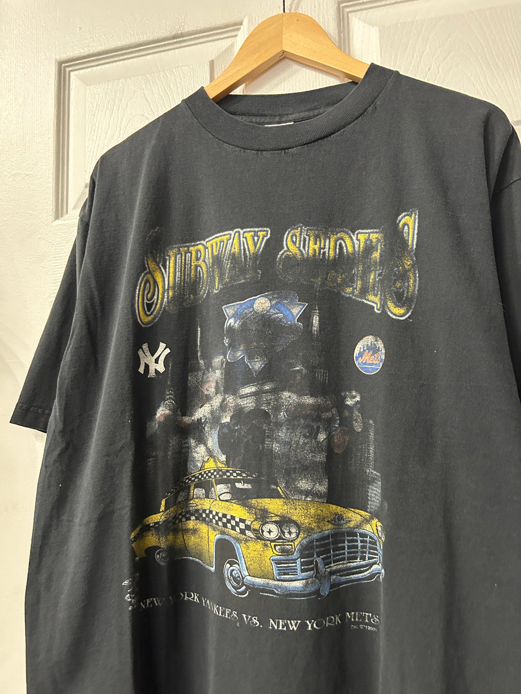 Vintage NY Yankees vs Mets Tee XL