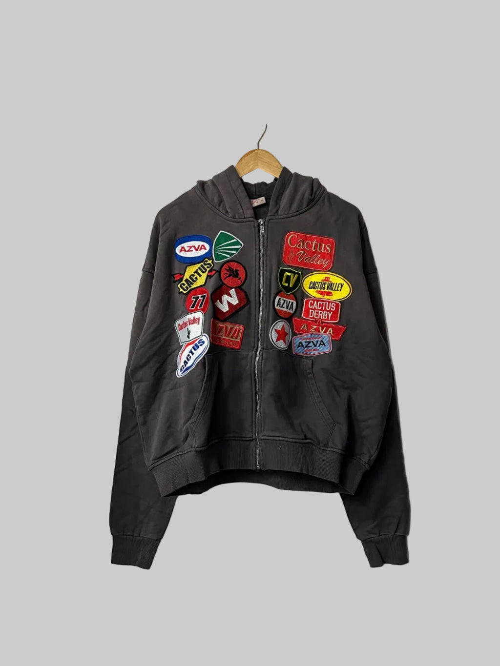 Azva Studios Patchwork Hoodie S
