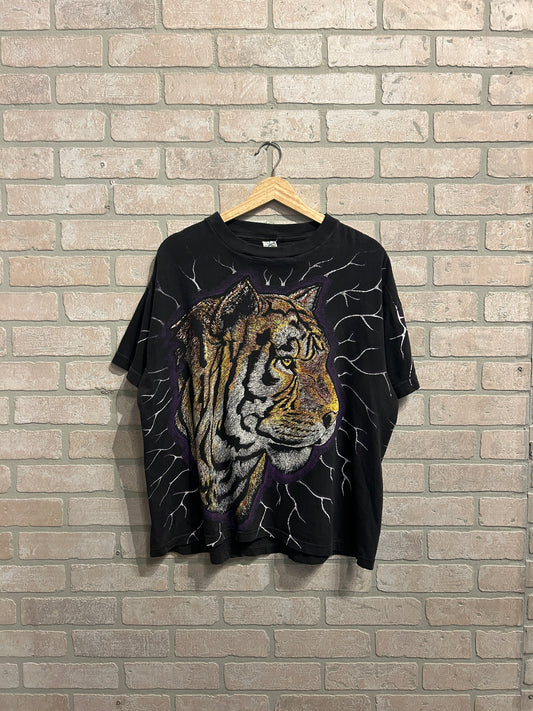 Vintage Lightning Tiger Tee M