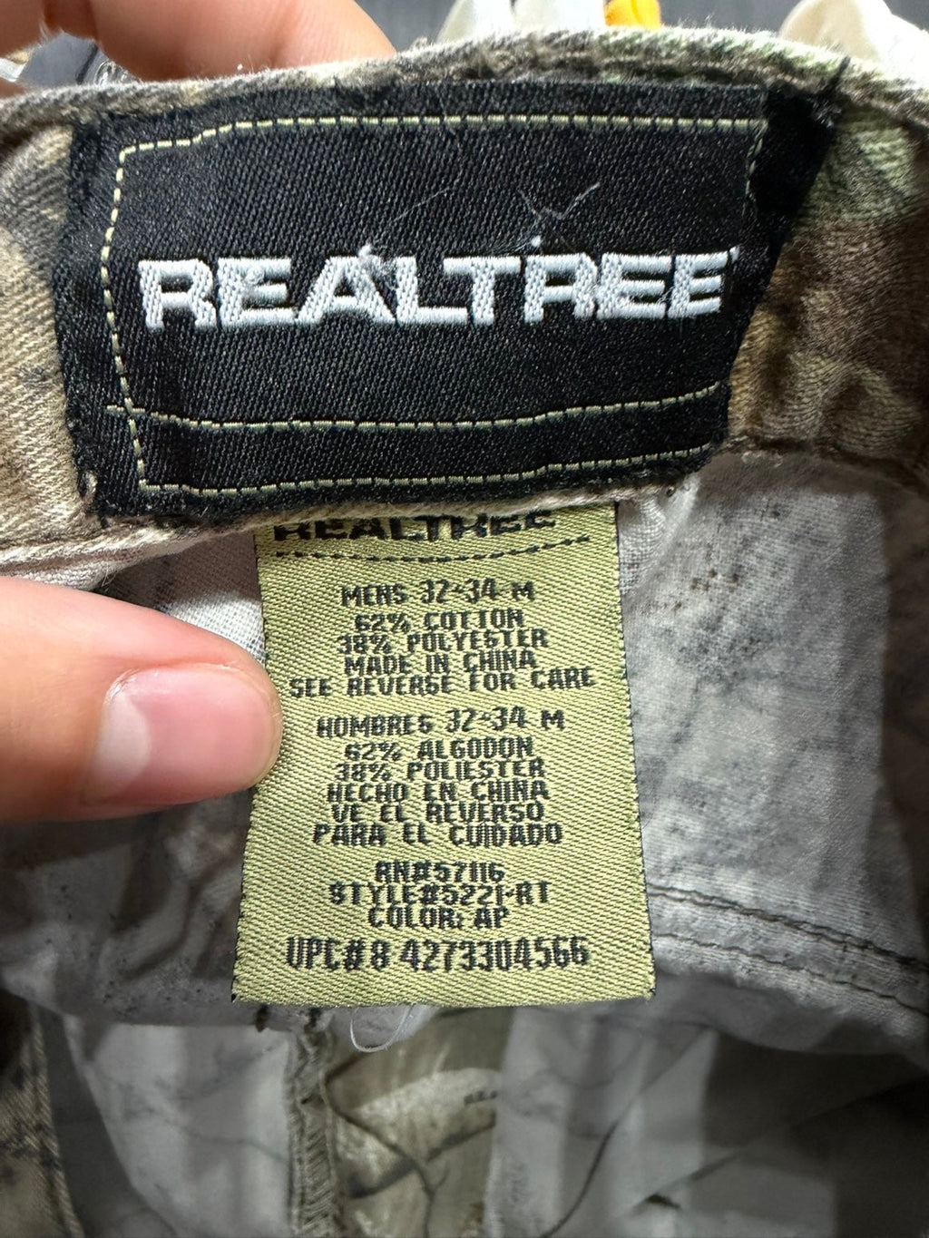 Camo Cargo Pants 32