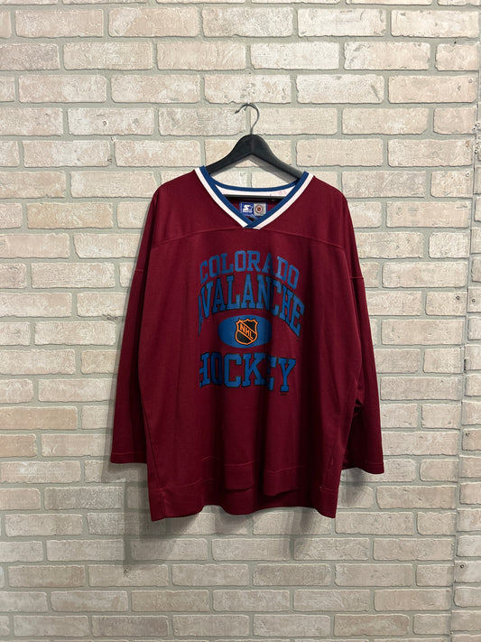 Vintage Avalanche Hockey Jersey XL
