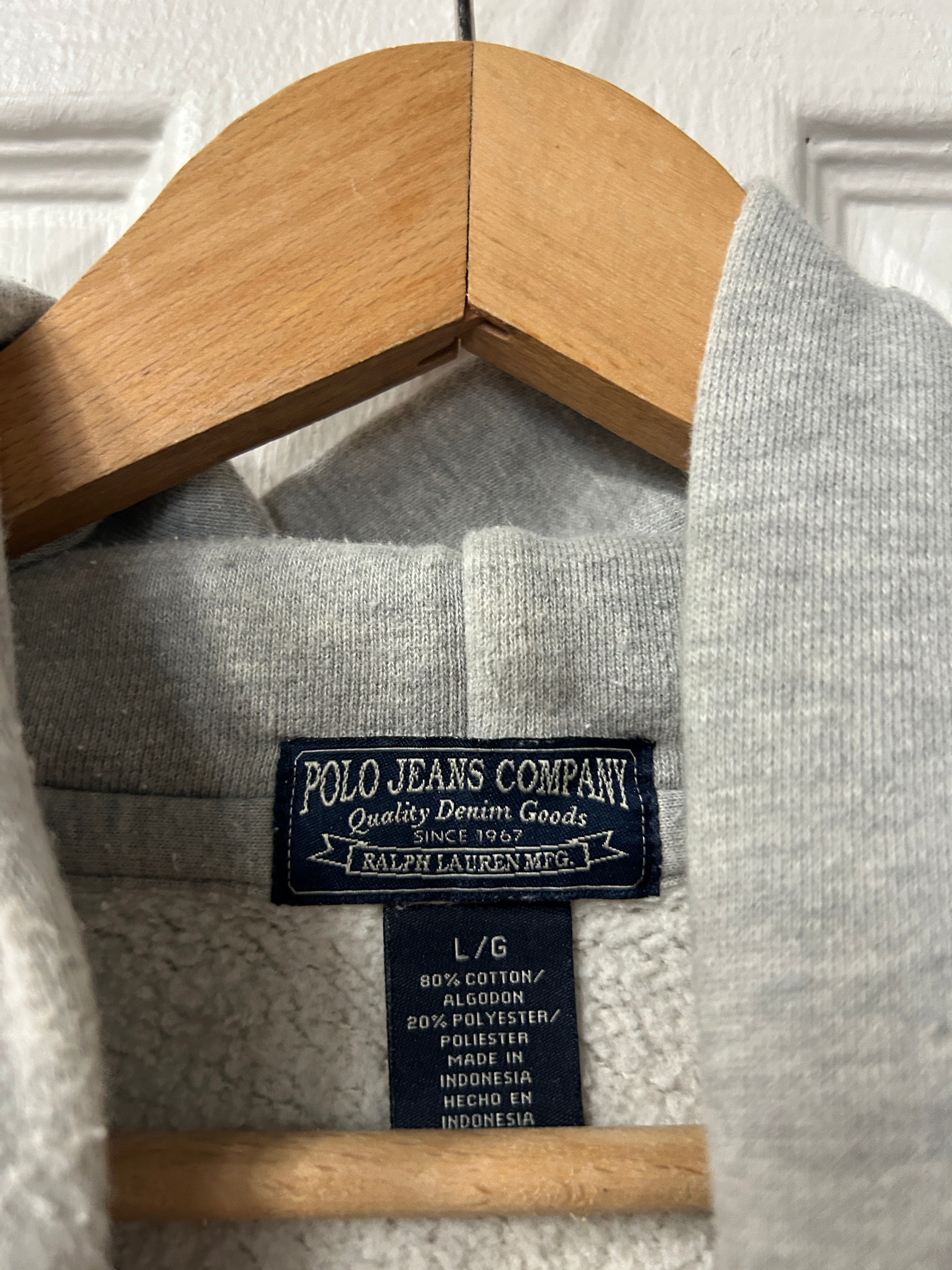 Y2k Polo Ralph Lauren Hoodie L