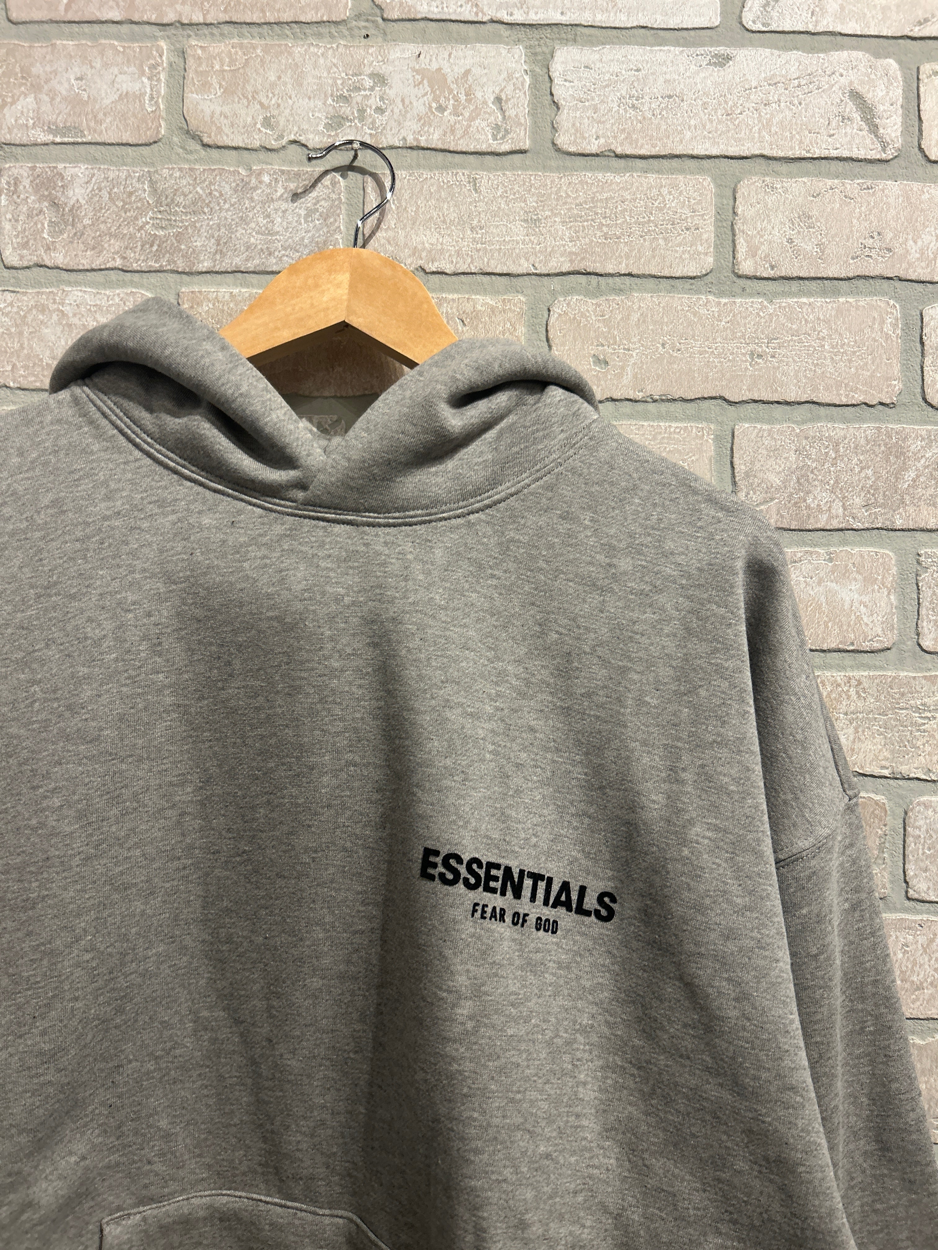 Dark Grey Essentials Hoodie