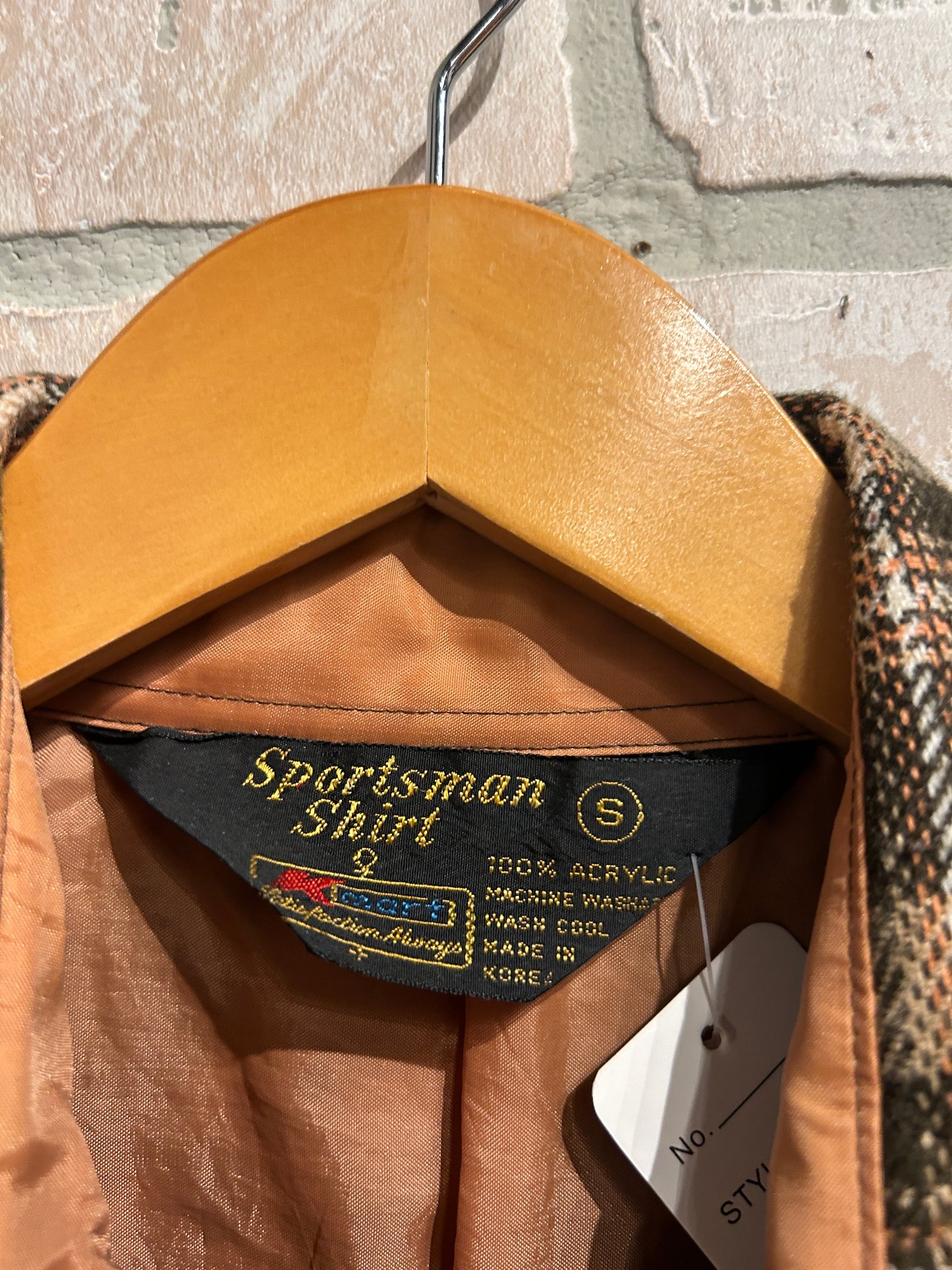 Vintage Brown Flannel S