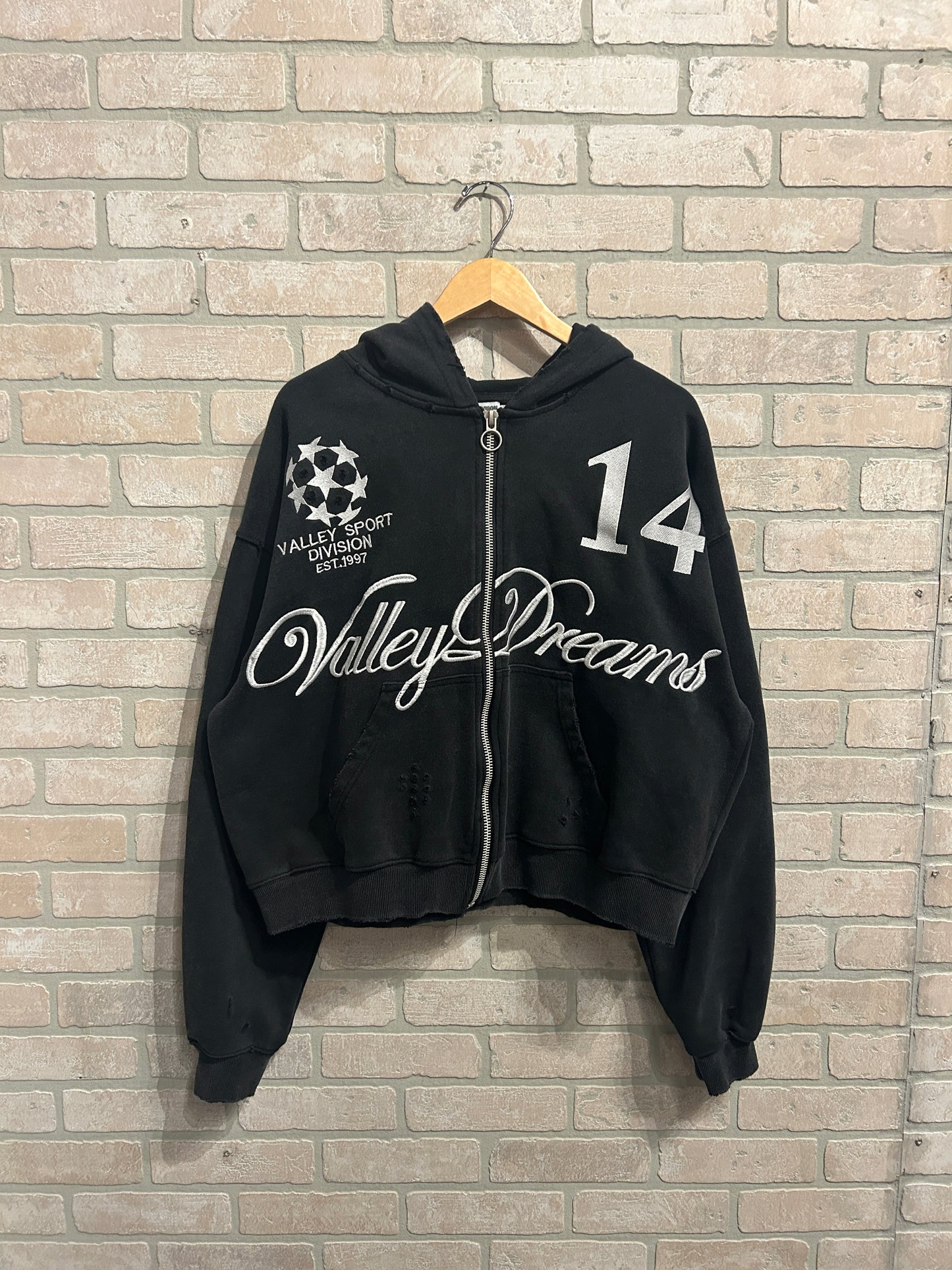 Vale Zip Up Hoodie XL fits L