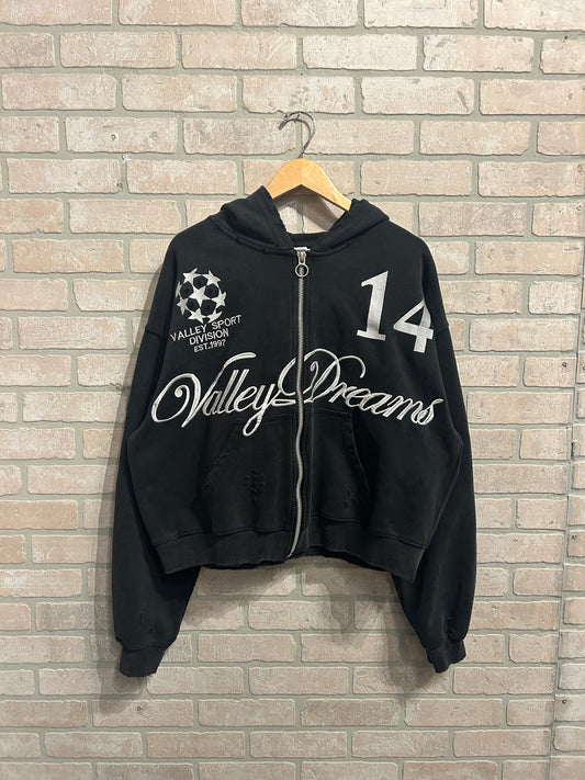 Vale Zip Up Hoodie XL fits L