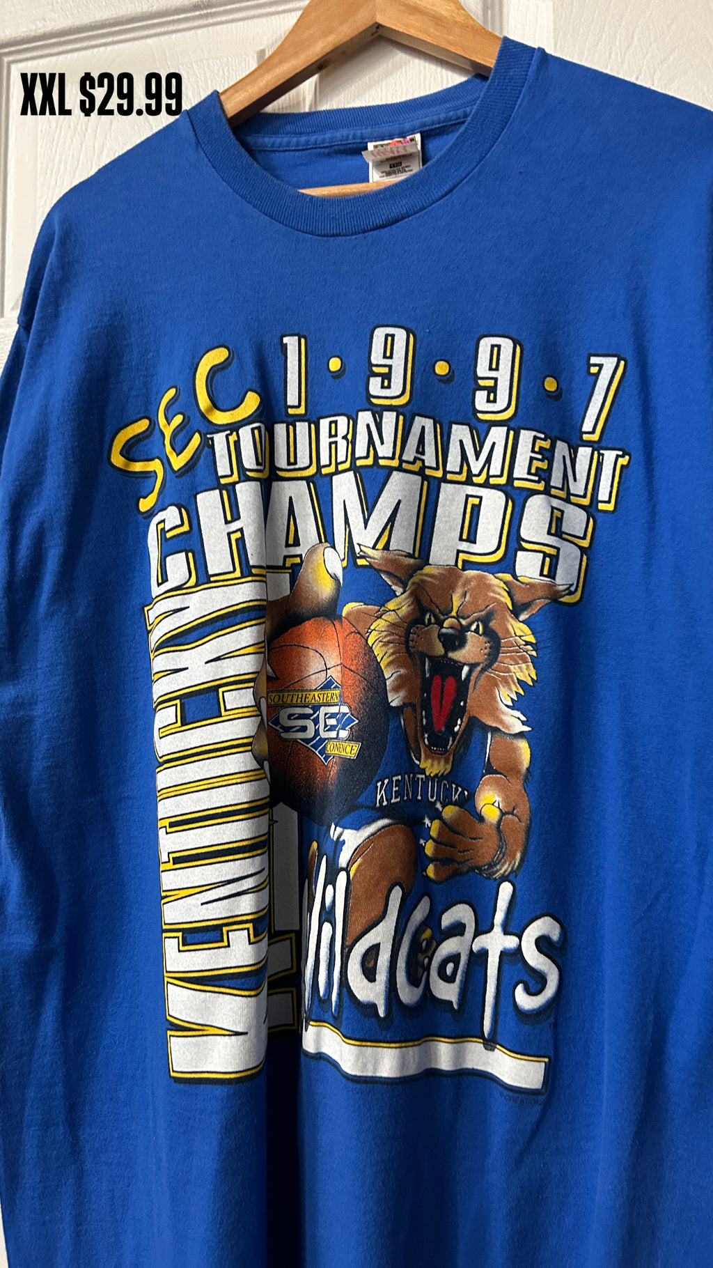 Vintage Kentucky Wildcats Tee XXL