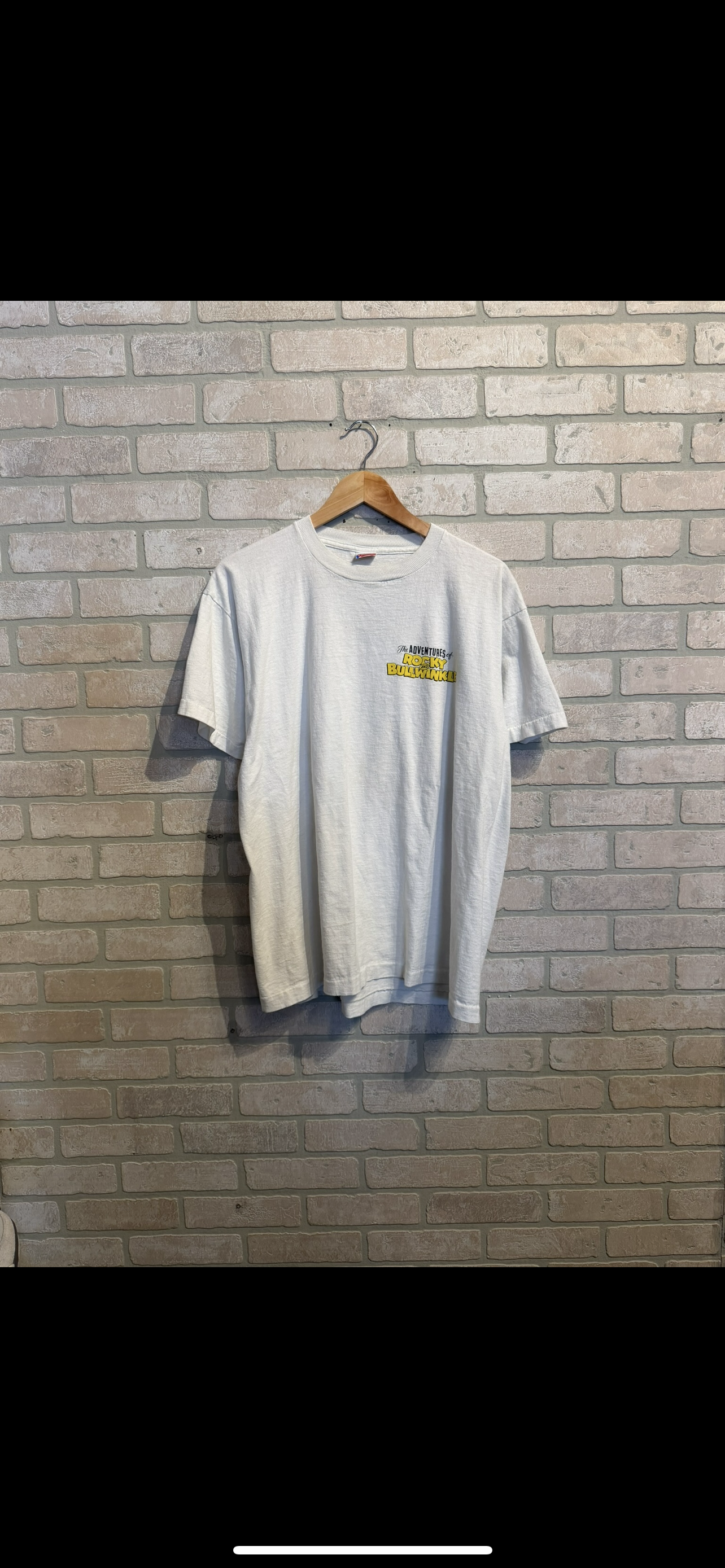 Vintage Rocky & Bullwinkle Art Tee XL