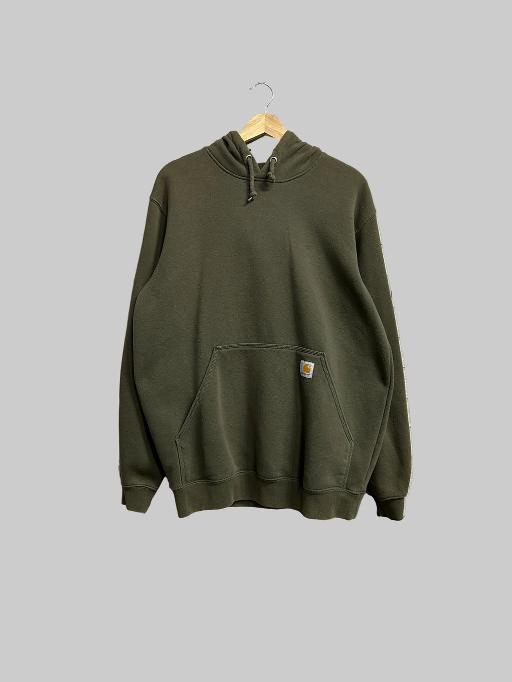 Olive Green Carhartt Hoodie M