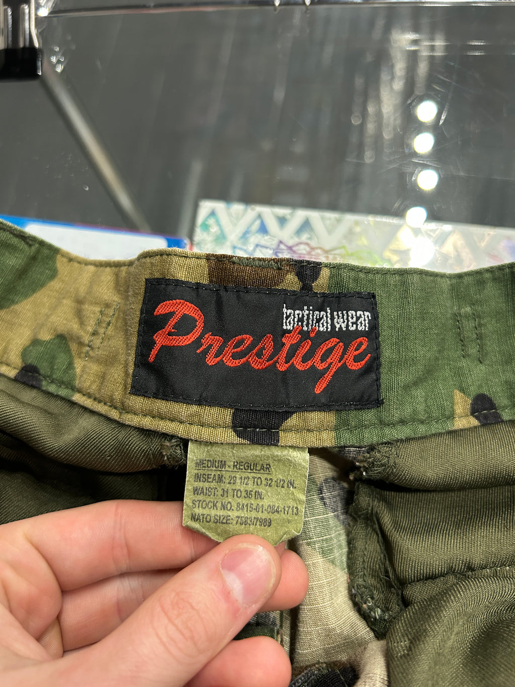 Camo Military Shorts 34