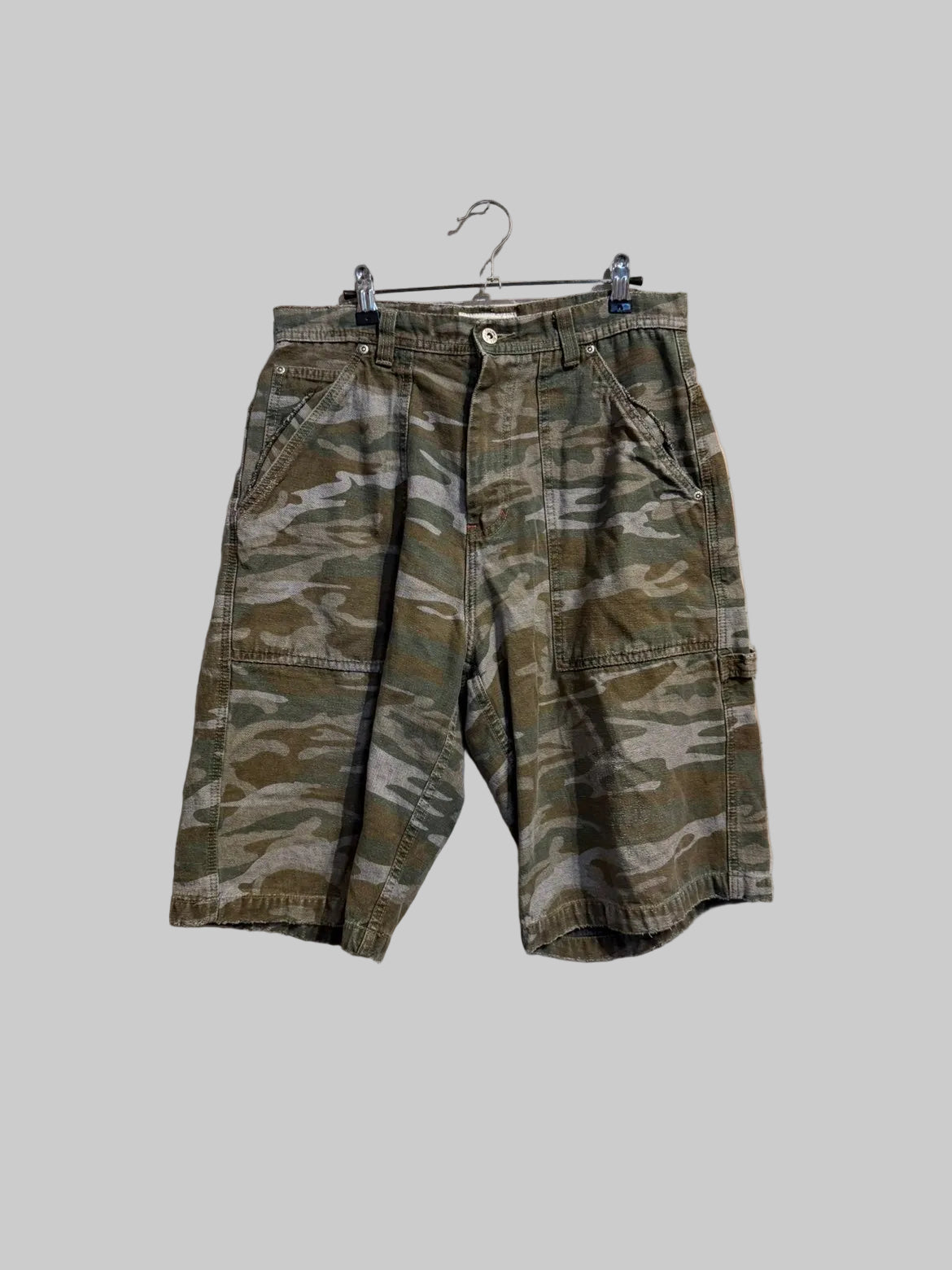 Y2k Camo Shorts 32