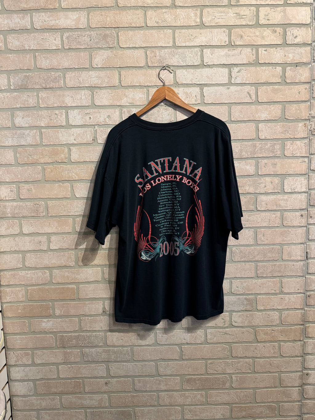 Vintage Santana Tee XXL