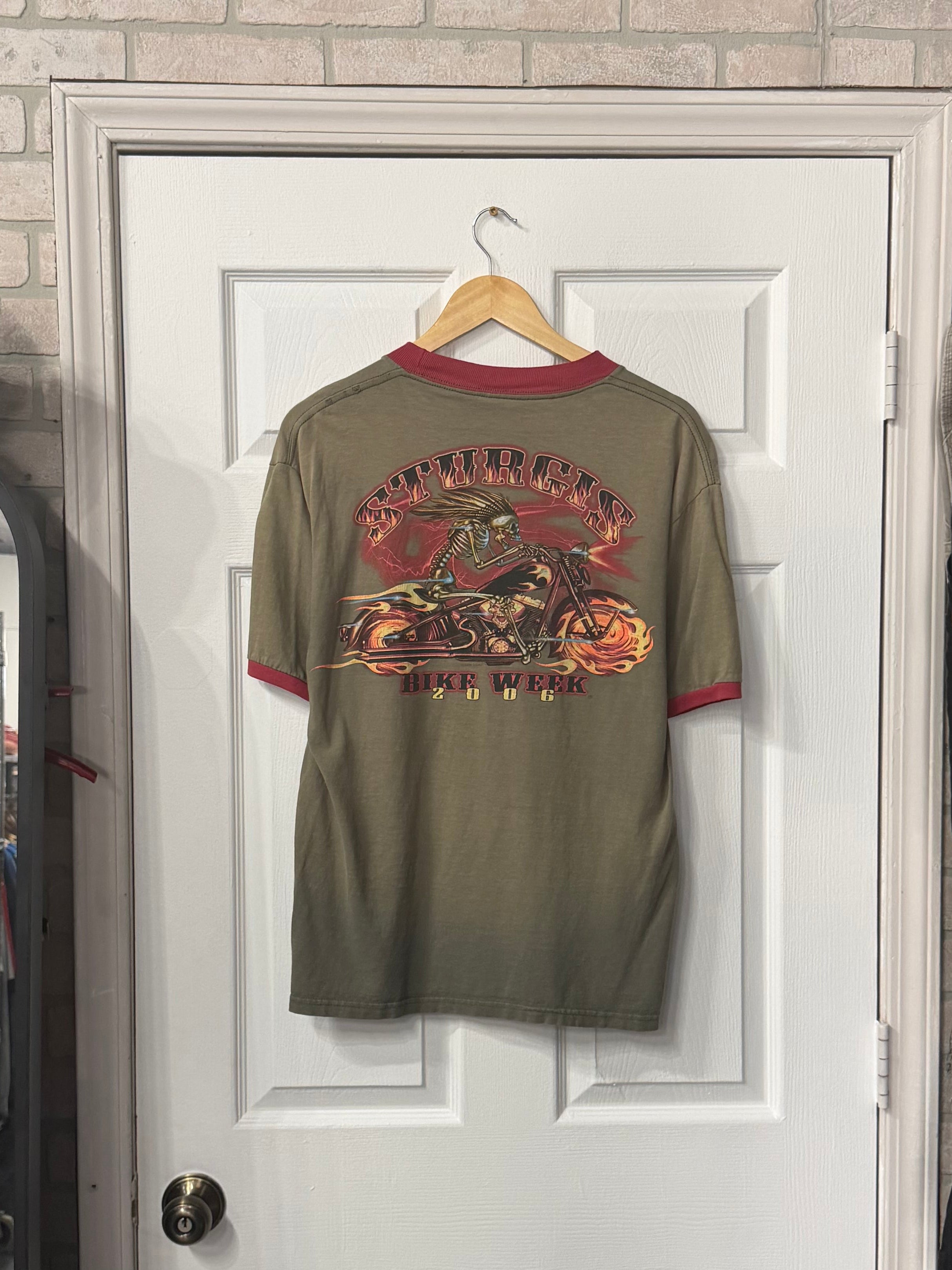 Vintage Sturgis Biker Tee L