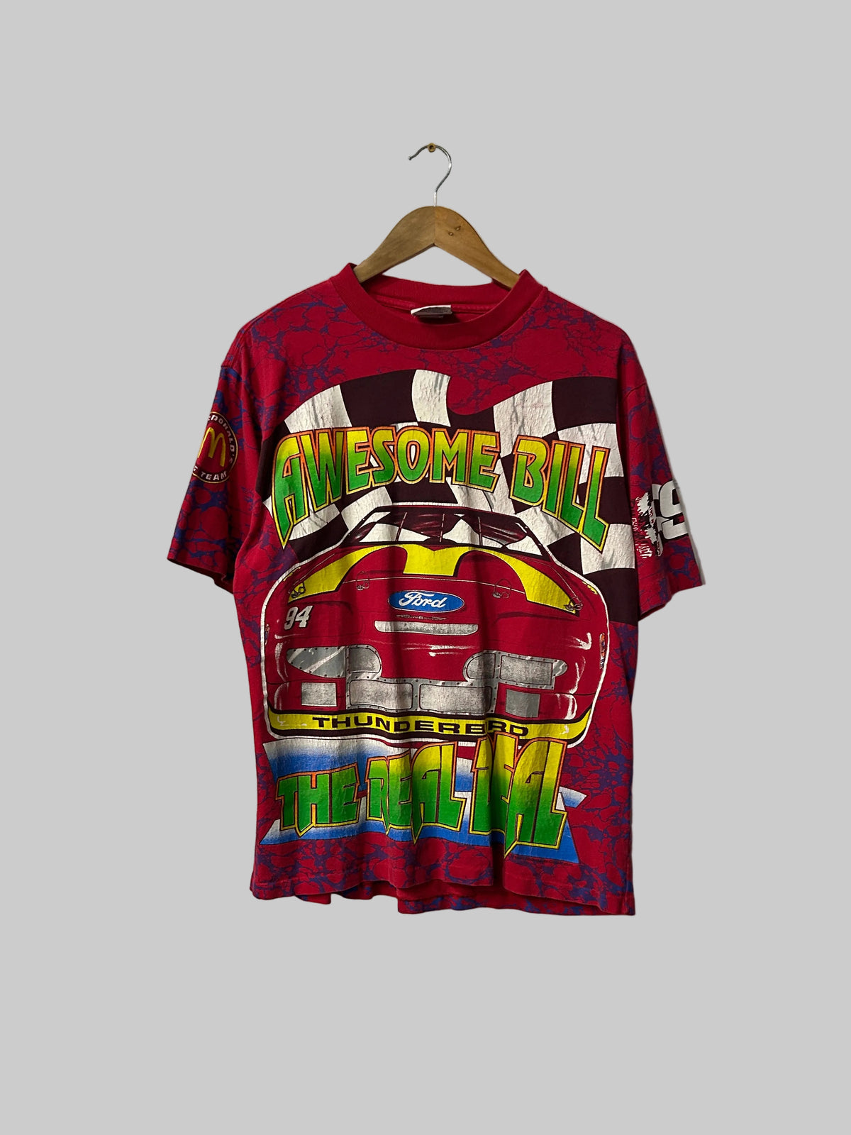 Vintage McDonalds Nascar Tee L