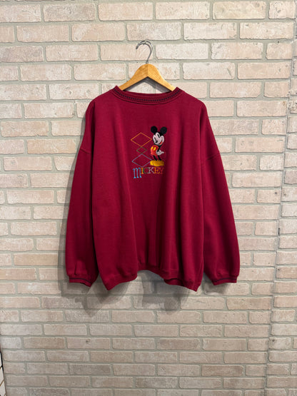 Vintage Mickey Crewneck XXL