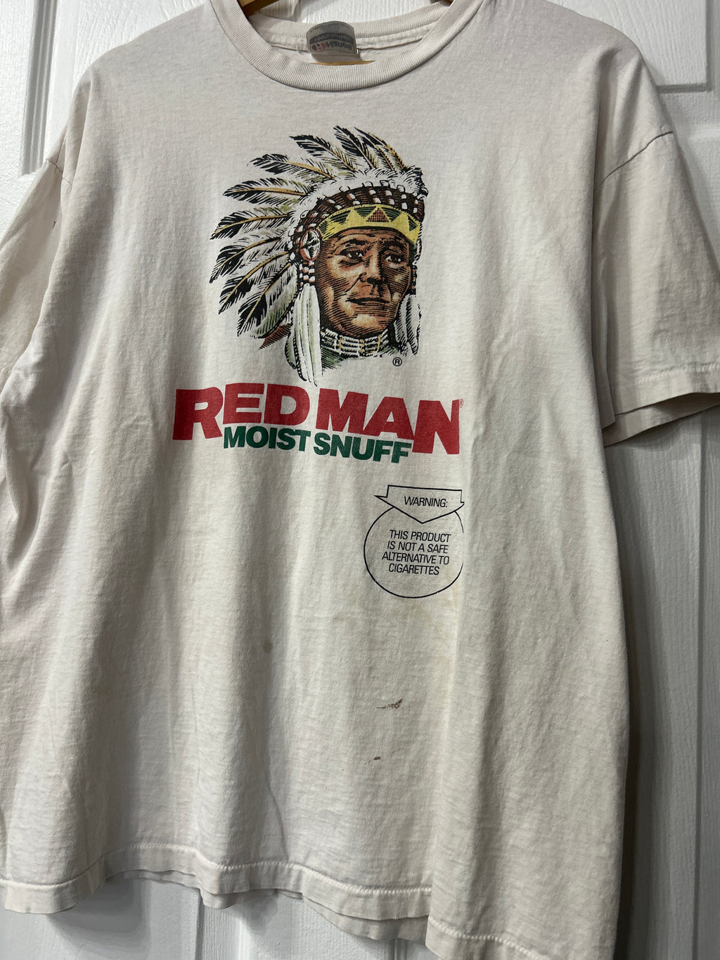 Vintage Red Man Tobacco Tee XL