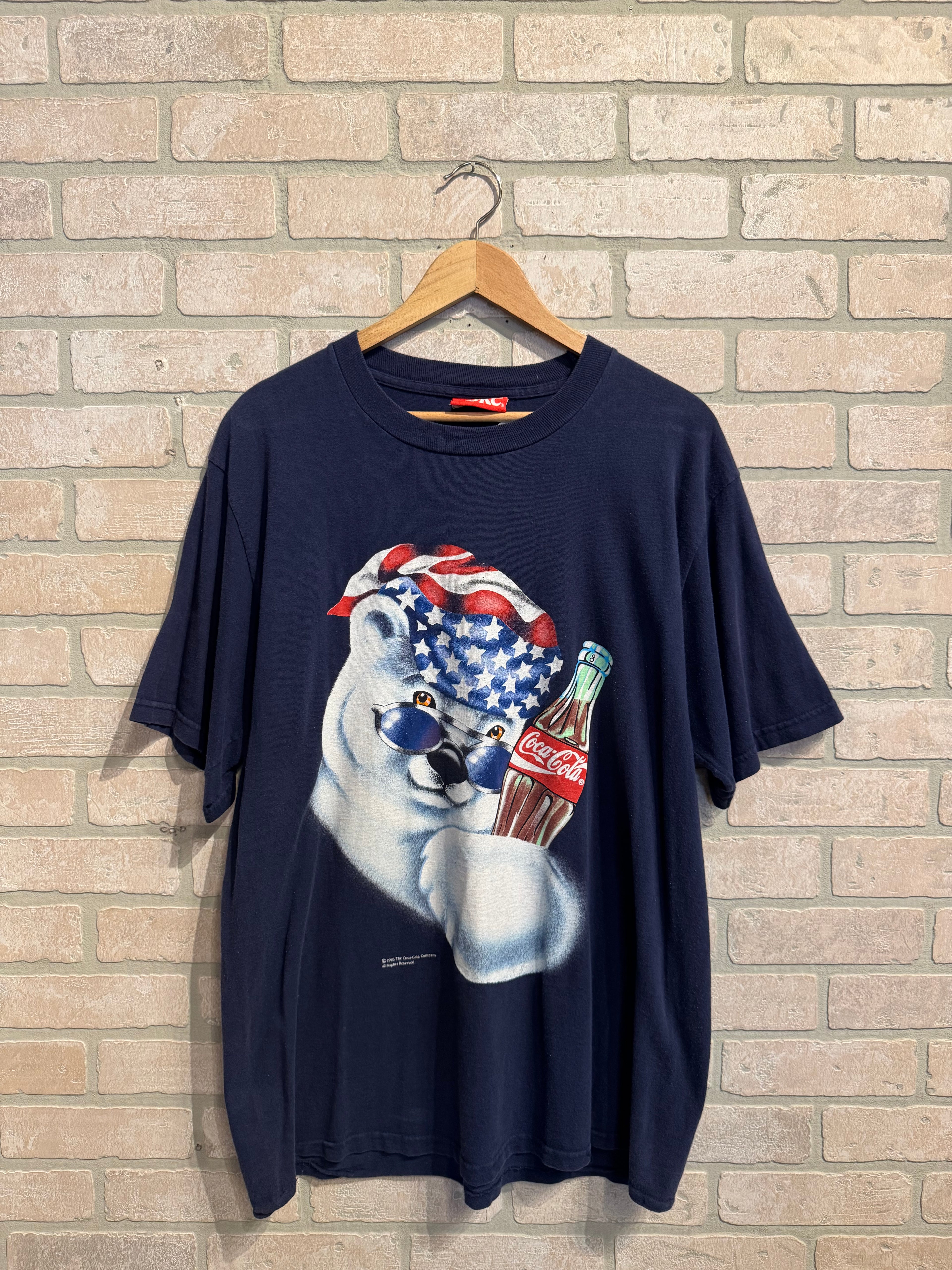 Vintage Coca Cola Bear Tee XL