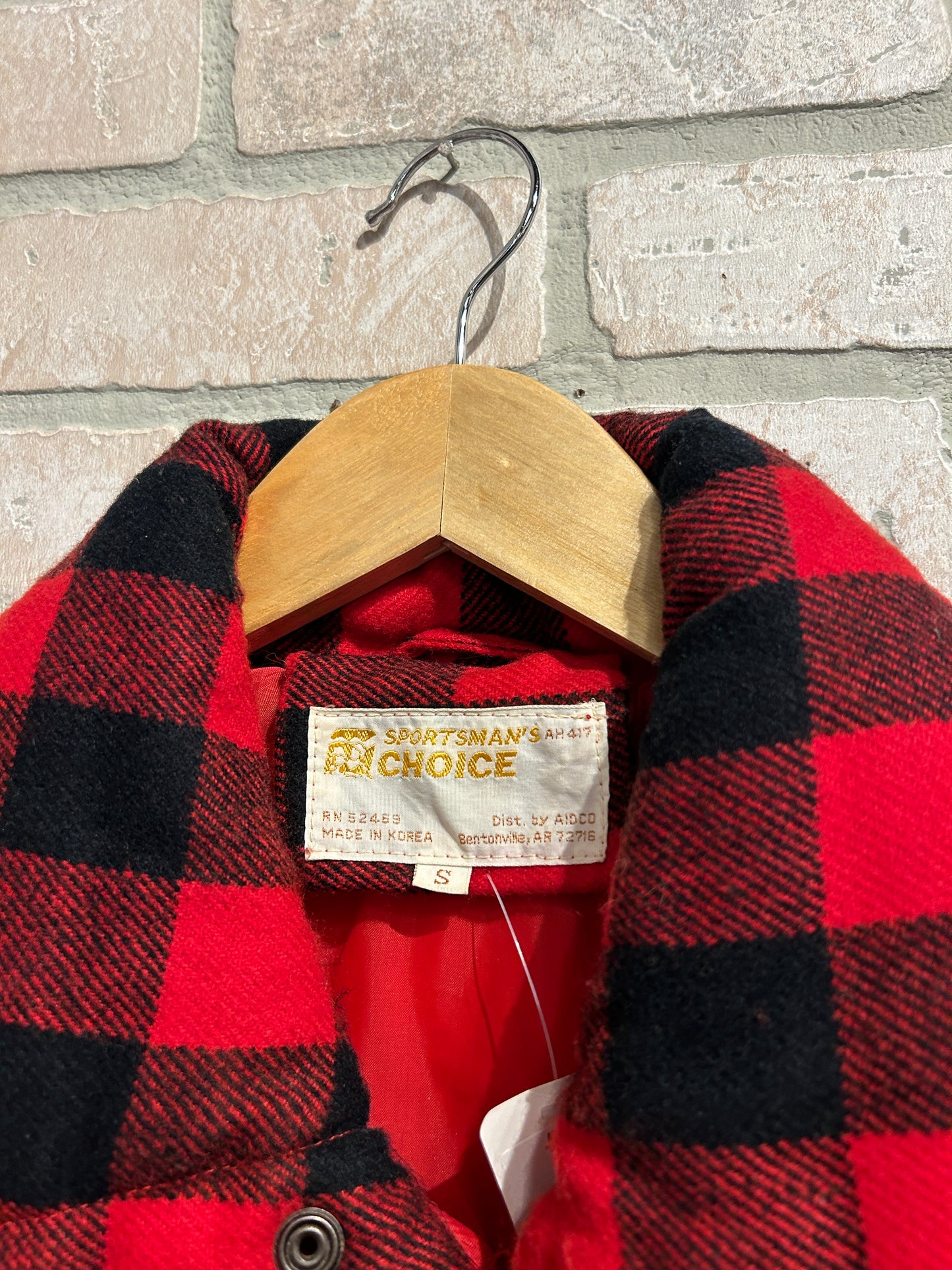 Vintage 80’s Plaid Vest S