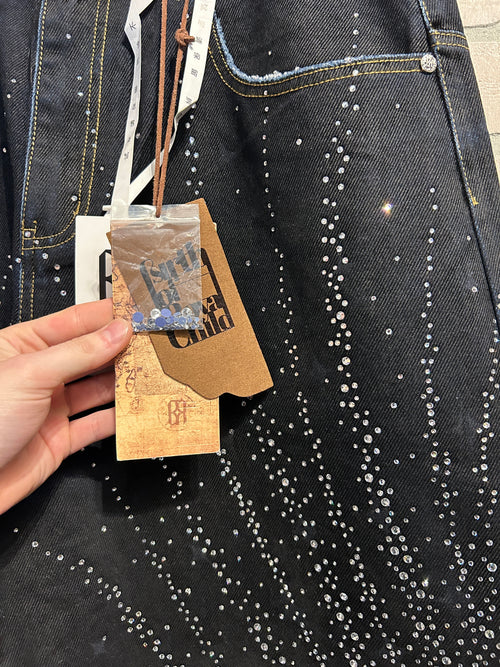 Birth of a Royal Child Crystal Jorts XL