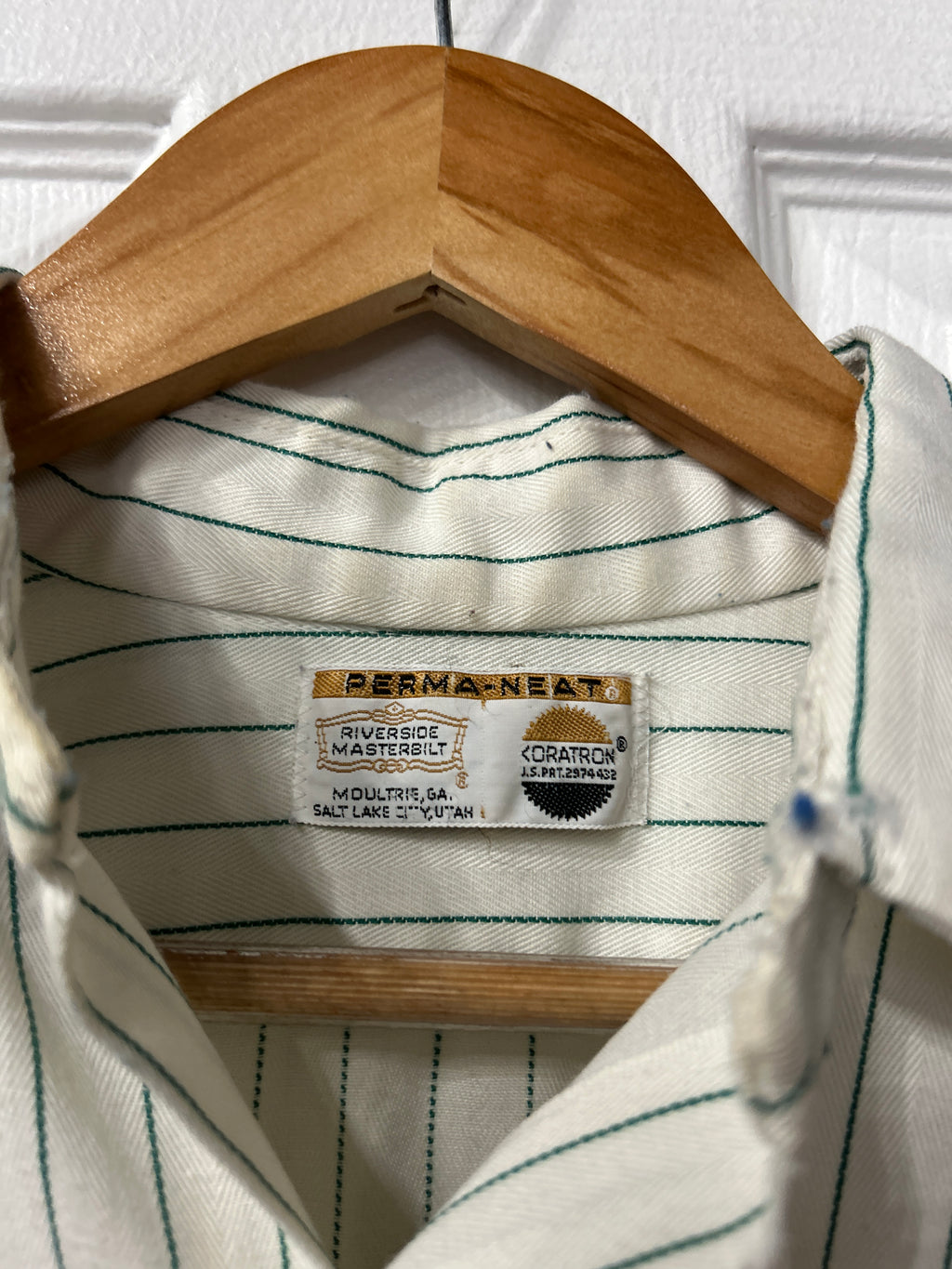 Vintage 70’s Coca Cola Striped Button Up L