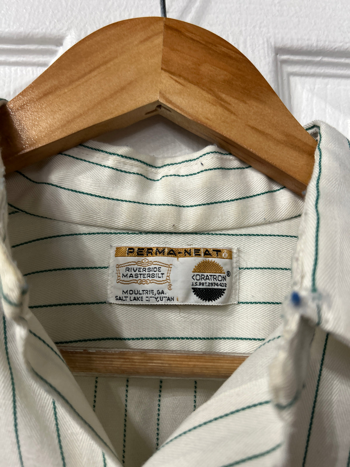 Vintage 70’s Coca Cola Striped Button Up L